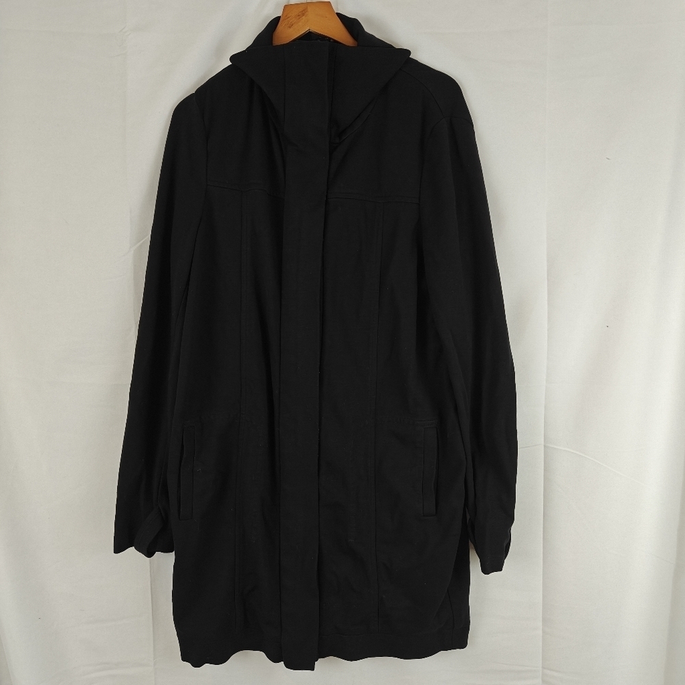 Weekend Max Mara Full Zip Up Black Jacket Size LG Women's